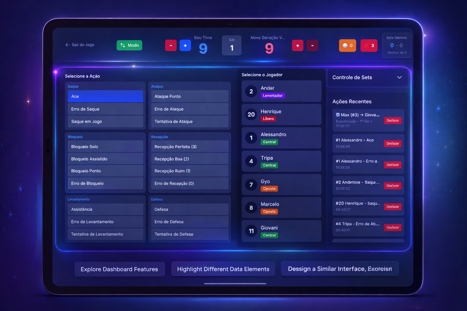 Coleta de Estatísticas